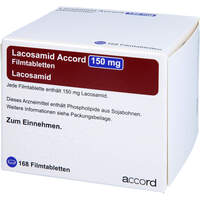 Lacosamid Accord 150 mg Filmtabletten, 168 st, Accord Healthcare GmbH