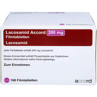 Lacosamid Accord 200 mg Filmtabletten, 168 st, Accord Healthcare GmbH
