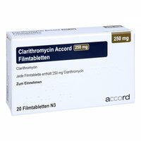 Clarithromycin Accord 250 mg Filmtabletten, 20 st, Accord Healthcare GmbH