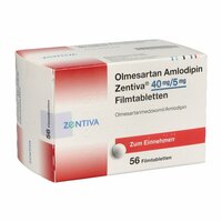 Olmesartan Amlodipin Zentiva 40 mg/5 mg Filmtabl., 56 Stk., Zentiva Pharma GmbH