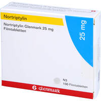Nortriptylin Glenmark 25 mg Filmtabletten, 100 st, Glenmark Arzneimittel GmbH