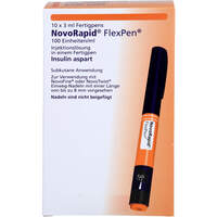 NovoRapid FlexPen 100 E/ml Inj.-Lsg.i.e.Fertigpen, 10x3 ml, Abacus Medicine A/S