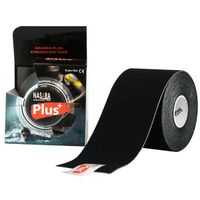 NASARA Plus Kinesiologie Tape Schwarz 5cmx5m, 1 st, Jovita Pharma