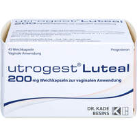 Utrogest Luteal 200mg Weichk.z.vaginalen Anwendung, 45 Stk., Besins Healthcare Germany GmbH
