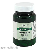 Vitamin B2 100mg, 30 Stück, 11 A Nutritheke GmbH
