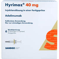 Hyrimoz 40 mg Injektionslösung i. e. Fertigspritze, 6 st, HEXAL AG