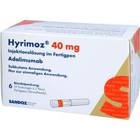 Hyrimoz 40 mg Injektionslösung im Fertigpen, 6 st, HEXAL AG
