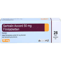 Sertralin Accord 50 mg Filmtabletten, 28 Stk., Accord Healthcare GmbH