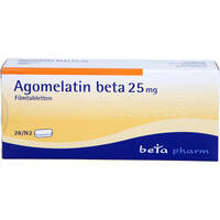 Agomelatin beta 25 mg Filmtabletten, 28 Stk., betapharm Arzneimittel GmbH