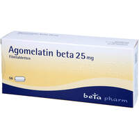 Agomelatin beta 25 mg Filmtabletten, 56 Stk., betapharm Arzneimittel GmbH
