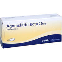 Agomelatin beta 25 mg Filmtabletten, 56 Stk., betapharm Arzneimittel GmbH