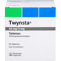 Twynsta 40 mg/5 mg Tabletten, 98 st, Docpharm GmbH