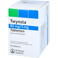 Twynsta 80 mg/5 mg Tabletten, 98 st, Docpharm GmbH