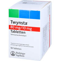 Twynsta 80 mg/10 mg Tabletten, 98 st, Docpharm GmbH