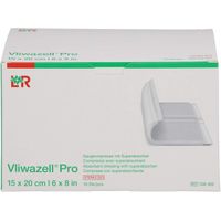 Vliwazell Pro superabsorb. steril 15x20 cm, 10 st, Lohmann & Rauscher GmbH & Co. KG