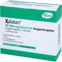 Xalatan 50 Mikrogramm/ml Augentropfen, 3x2,5 ml, Abacus Medicine A/S Xalatan 50 Mikrogramm/ml Augentropfen, 3x2,5 ml, Abacus Medicine A/S