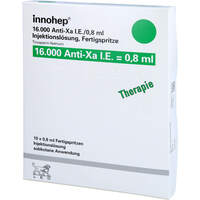 innohep 16.000 Anti-Xa I.E./0.8ml Inj.-Loes. Fer, 10 st, Leo Pharma GmbH