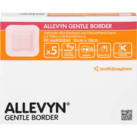 ALLEVYN Gentle Border 10x10 cm Schaumverb., 5 st, Avitamed GmbH