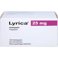 Lyrica 25 mg Hartkapseln, 100 st, Axicorp Pharma GmbH