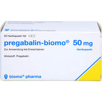 pregabalin-biomo 50mg Hartkapseln, 50 Stk., Biomo Pharma GmbH
