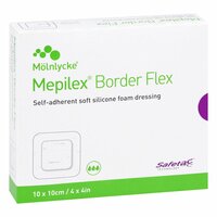 MEPILEX Border Flex Schaumverb.haft.10x10 cm, 10 st, B2b Medical GmbH