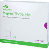 MEPILEX Border Flex Schaumverb.haft.12.5x12.5 cm, 10 st, B2b Medical GmbH
