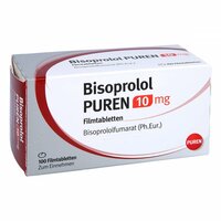Bisoprolol PUREN 10 mg Filmtabletten, 100 st, PUREN Pharma GmbH & Co. KG