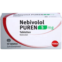 Nebivolol PUREN 5 mg Tabletten, 50 Stk., PUREN Pharma GmbH & Co. KG