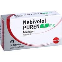 Nebivolol PUREN 5 mg Tabletten, 50 Stk., PUREN Pharma GmbH & Co. KG