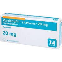 Vardenafil - 1 A Pharma 20 mg Filmtabletten, 4 Stk., 1 A Pharma GmbH