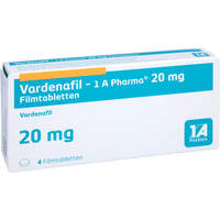 Vardenafil - 1 A Pharma 20 mg Filmtabletten, 4 Stk., 1 A Pharma GmbH