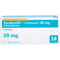 Vardenafil - 1 A Pharma 20 mg Filmtabletten, 8 Stk., 1 A Pharma GmbH