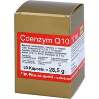 Coenzym Q10 10 mg Kapseln, 60 Stk., Fbk-Pharma GmbH