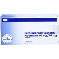 Ezetimib/Simvastatin Heumann 10 mg/10 mg Tabletten, 30 Stk., Heumann Pharma GmbH & Co. Generica KG