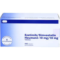 Ezetimib/Simvastatin Heumann 10 mg/10 mg Tabletten, 100 st, Heumann Pharma GmbH & Co. Generica KG