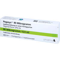 PEGASYS 90 ug Injektionslösung i.e.Fertigspritze, 1 st, Orifarm GmbH