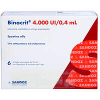 BINOCRIT 4.000 I.E./0.4 ml Inj.-Lsg.i.Fertigspr., 6x0.4 ml, Orifarm GmbH