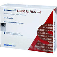BINOCRIT 5.000 I.E./0.5 ml Inj.-Lsg.i.Fertigspr., 6x0.5 ml, Orifarm GmbH
