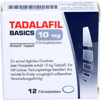 TADALAFIL BASICS 10 mg Filmtabletten, 12 Stk., Basics GmbH