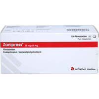 Zanipress 10 mg/10 mg Filmtabletten, 100 st, Abacus Medicine A/S