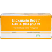 Enoxaparin Becat 4.000 IE mit Sicherheitssystem, 2 st, ROVI GmbH