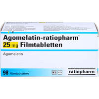 Agomelatin-ratiopharm 25 mg Filmtabletten, 98 st, ratiopharm GmbH