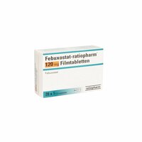 Febuxostat-ratiopharm 120 mg Filmtabletten, 28 Stk., ratiopharm GmbH