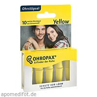 OHROPAX Yellow Schaumstoff-Stöpsel, 10 Stück, Ohropax GmbH