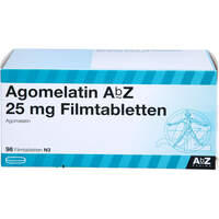 Agomelatin AbZ 25 mg Filmtabletten, 98 st, Abz Pharma GmbH