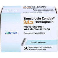 Tamsulosin Zentiva 0.4mg Hartkapseln m.v.W., 50 Stk., Zentiva Pharma GmbH Tamsulosin Zentiva 0.4mg Hartkapseln m.v.W., 50 Stk., Zentiva Pharma GmbH