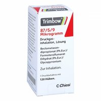 TRIMBOW 87 ug/5 ug/9 ug 120 Hub Druckgasinhalation, 1 Stk., Orifarm GmbH