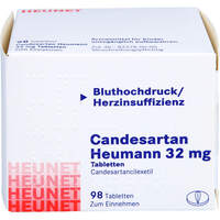 Candesartan Heumann 32 mg Tabletten HEUNET, 98 st, Heunet Pharma GmbH
