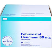 Febuxostat Heumann 80 mg Filmtabletten, 84 st, Heumann Pharma GmbH & Co. Generica KG