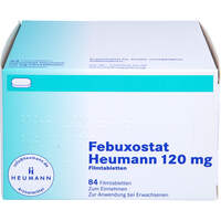 Febuxostat Heumann 120 mg Filmtabletten, 84 Stk., Heumann Pharma GmbH & Co. Generica KG
